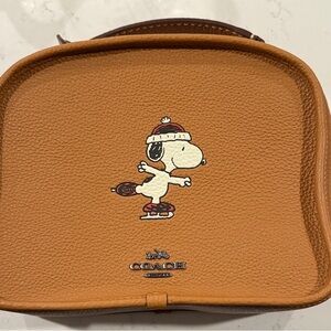 LIMITED EDITION NWT Coach X PEANUTS Snoopy Lunch Crossbody